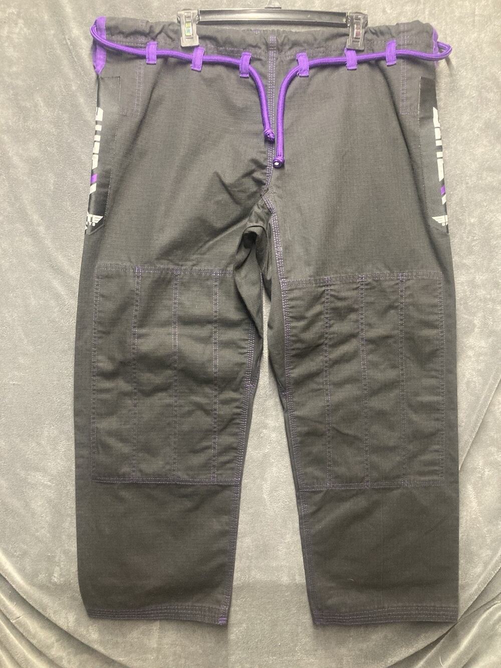 Elite Sports BJJ Black Jiu Jitsu Gi Pants Sz A4 Ripstop Streetwear Paneled Y2K